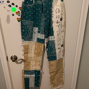 Patchwork jeans